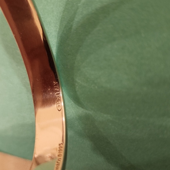 Tiffany & Co. Atlas Roman Numeral Cuff Solid Sterling Silver Bracelet - Picture 5 of 5